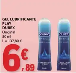 E.Leclerc Gel lubrificante play durex original promoção