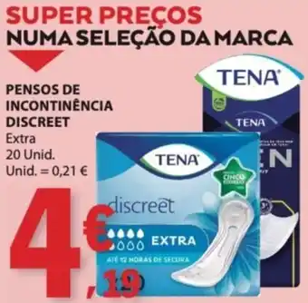 E.Leclerc Pensos de incontinência discreet promoção