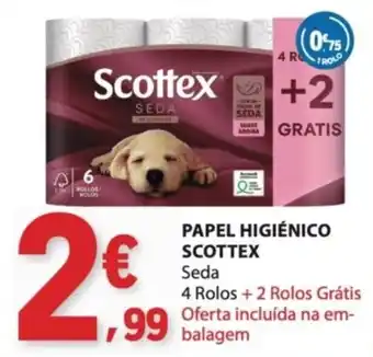 E.Leclerc Papel higiênico scottex seda promoção