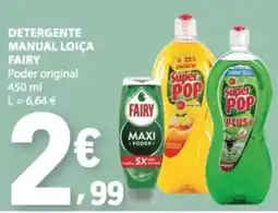 E.Leclerc Detergente manual loiça fairy poder original promoção