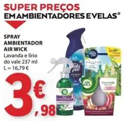 E.Leclerc spray ambientador air wick lavanda e lírio do vale promoção