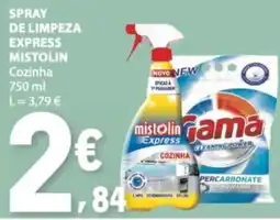 E.Leclerc spray de limpeza express mistolin cozinha promoção