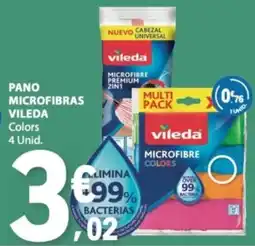 E.Leclerc Pano microfibras vileda colors promoção