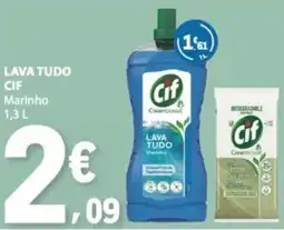 E.Leclerc Lava tudo cif marinho promoção