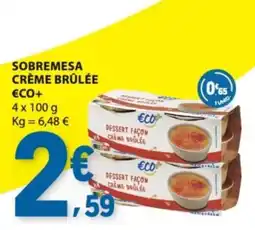 E.Leclerc Sobremesa crème brûlée eco+ promoção