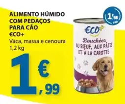 E.Leclerc Alimento húmido com pedaços para cão eco+ promoção