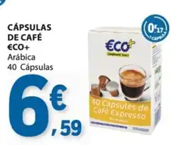 E.Leclerc Cápsulas de café eco+ arábica promoção