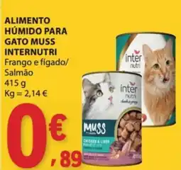 E.Leclerc Alimento húmido para gato muss internutri promoção