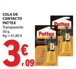 E.Leclerc Cola de contacto pattex transparente promoção