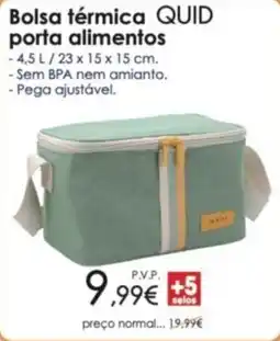 E.Leclerc Bolsa térmica QUID porta alimentos promoção