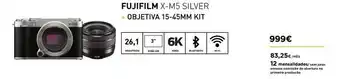 Fujifilm - x-m5 silver