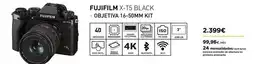 El Corte Inglés Fujifilm - x-t5 black promoção