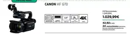 El Corte Inglés Canon - hf g70 promoção