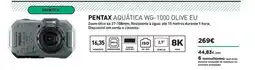 El Corte Inglés Pentax aquatica wg-1000 olive eu promoção