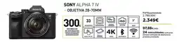 El Corte Inglés Sony - alpha 7,iv promoção