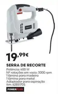 Bricomarché Madeira - serra de recorte promoção