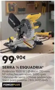 Bricomarché Serra 1/2 esquadria promoção