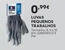 Bricomarché Tous - luvas pequenos trabalhos promoção