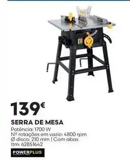 Bricomarché com - serra de mesa promoção