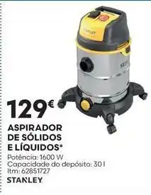 Bricomarché Stanley - aspirador de solidos e liquidos promoção