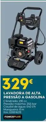 Bricomarché A+ - lavadora de alta pressaa a gasolina promoção