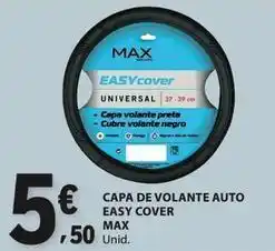 E.Leclerc Max - capa de volante auto easy cover promoção