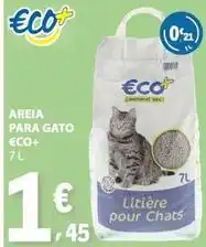 E.Leclerc €co+ - areia para gato promoção