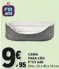 E.Leclerc Dim - cama para cao p'tit ami promoção