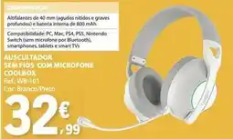 E.Leclerc com - ausculador sem fios com microfone coolbox promoção