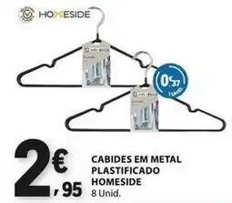 E.Leclerc Cabides em metal plastificado promoção
