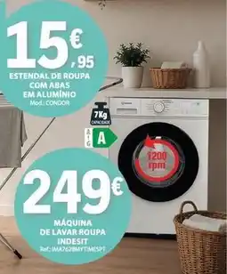 E.Leclerc Indesit - maquina de lavar roupa promoção