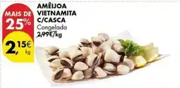 Pingo Doce Ameijoa promoção