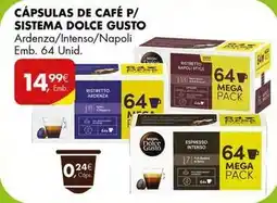 Pingo Doce Nescafé - cápsulas de café p/ sistema dolce gusto promoção