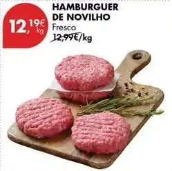 Pingo Doce Hamburguer de novilho promoção
