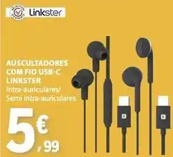 E.Leclerc com - auscultadores com fio usb-c promoção