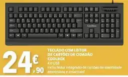 E.Leclerc com - teclado com leitor de cartões de cidadeo promoção