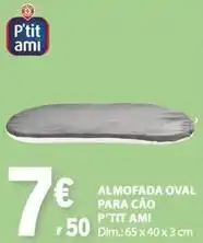 E.Leclerc Dim - almofada oval para cao promoção