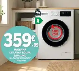 E.Leclerc Samsung - maquina de lavar roupa promoção