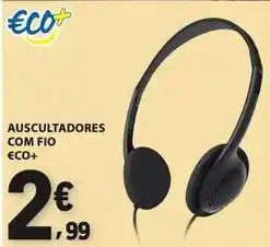 E.Leclerc €co+ - auscultadores com fio promoção