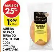 Pingo Doce Terra do vento - alheira de caça do vento promoção