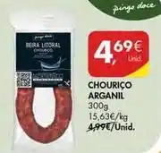 Pingo Doce Fumeiro de arganil - chouriço promoção