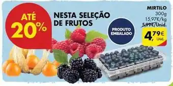 Pingo Doce Mirtilo promoção