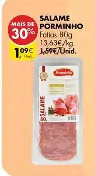 Pingo Doce Porminho - salame promoção