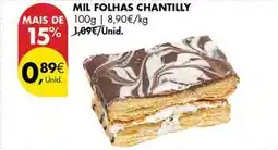 Pingo Doce Mil folhas chantilly promoção