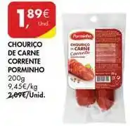 Pingo Doce Porminho - chourico de carne promoção