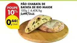 Pingo Doce Rio maior - pão chabata de poupe batata de rio promoção