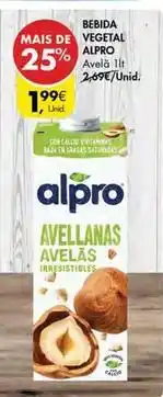 Pingo Doce Alpro - bebida vegetal promoção