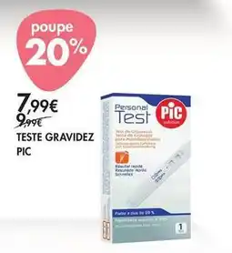 Pingo Doce Teste gravidez promoção