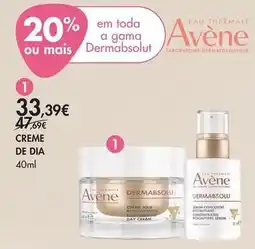 Pingo Doce Avène - creme de dia promoção