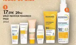 Pingo Doce Bioderma - spray protetor pediatrico fps50 promoção